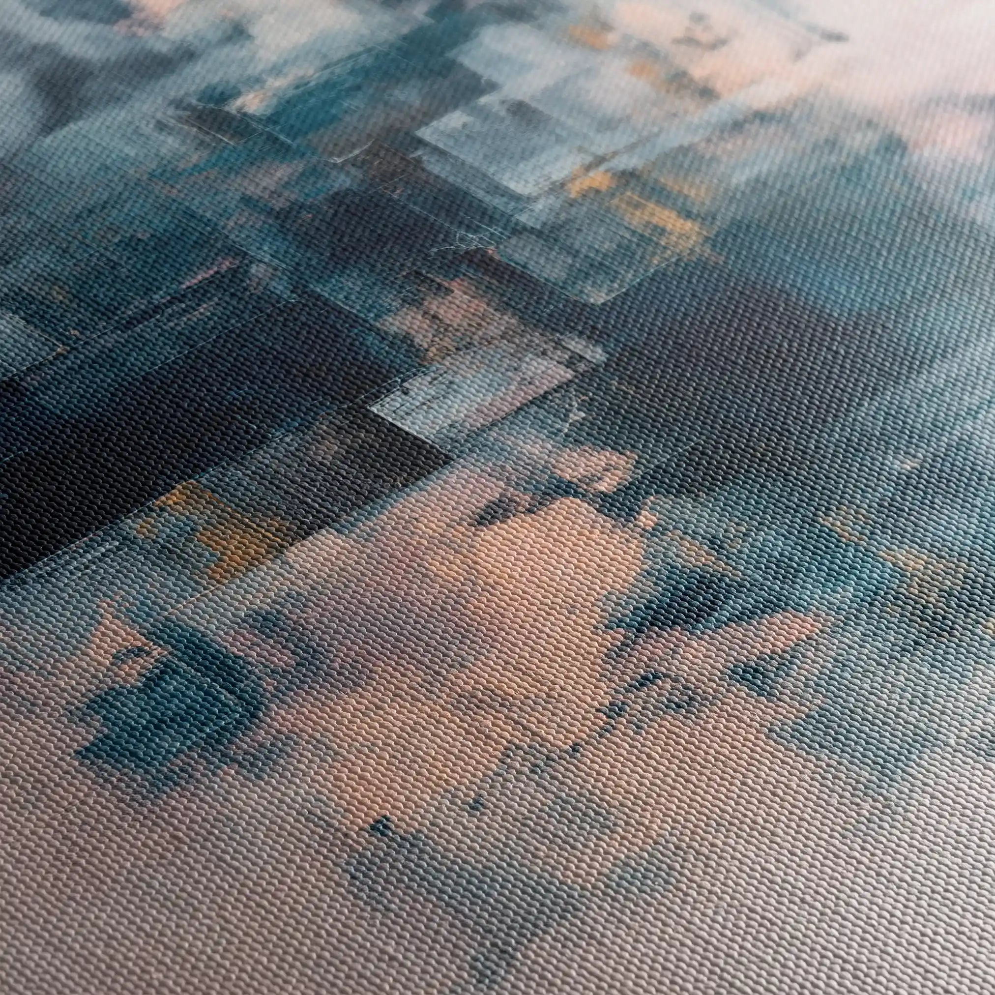 Abstract 1098 Canvas Art 60 x 60 cm / Stretched on hidden frame