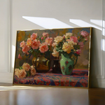 Floral Canvas Wall Art WAD1098-F 90 x 60 cm / Stretched on hidden frame