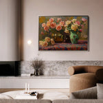 Floral Canvas Wall Art WAD1098-F 90 x 60 cm / Stretched on hidden frame