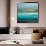 Abstract 1099 Canvas Art 60 x 60 cm / Stretched on hidden frame