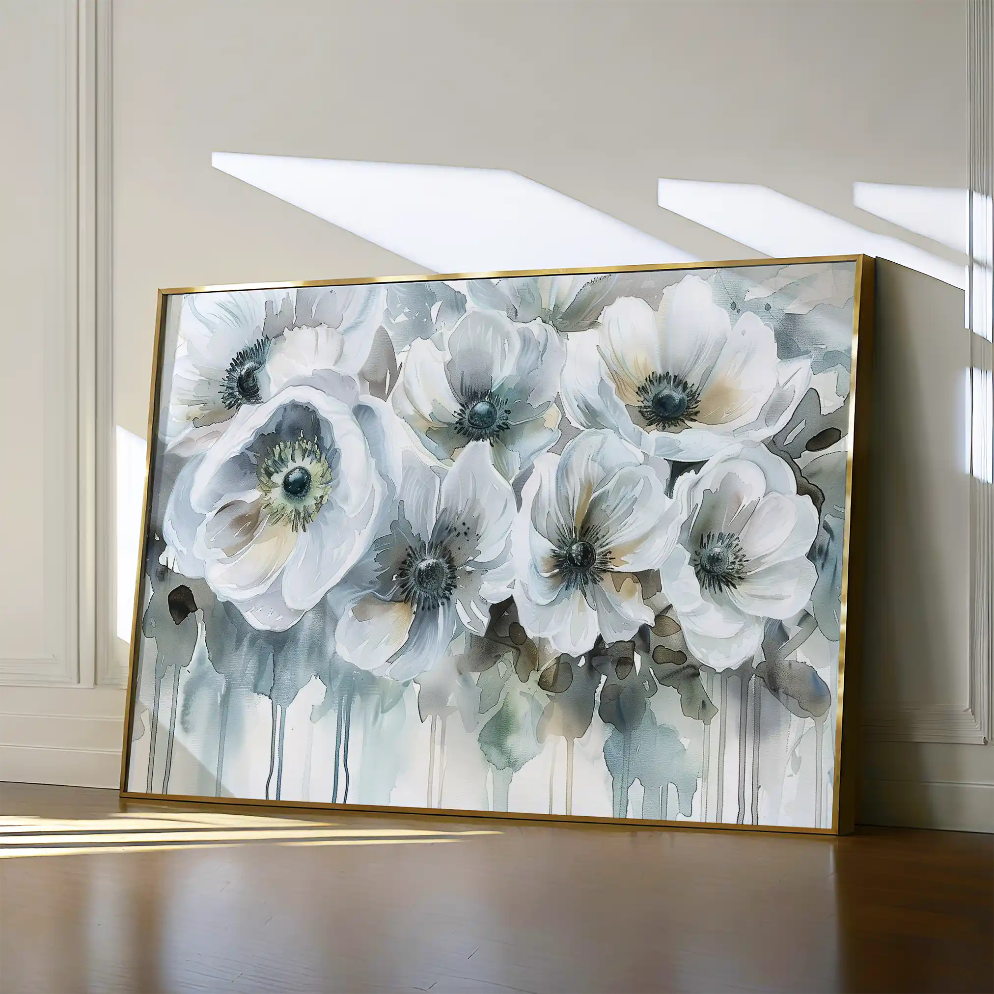 Floral Canvas Wall Art WAD110-F 90 x 60 cm / Stretched on hidden frame