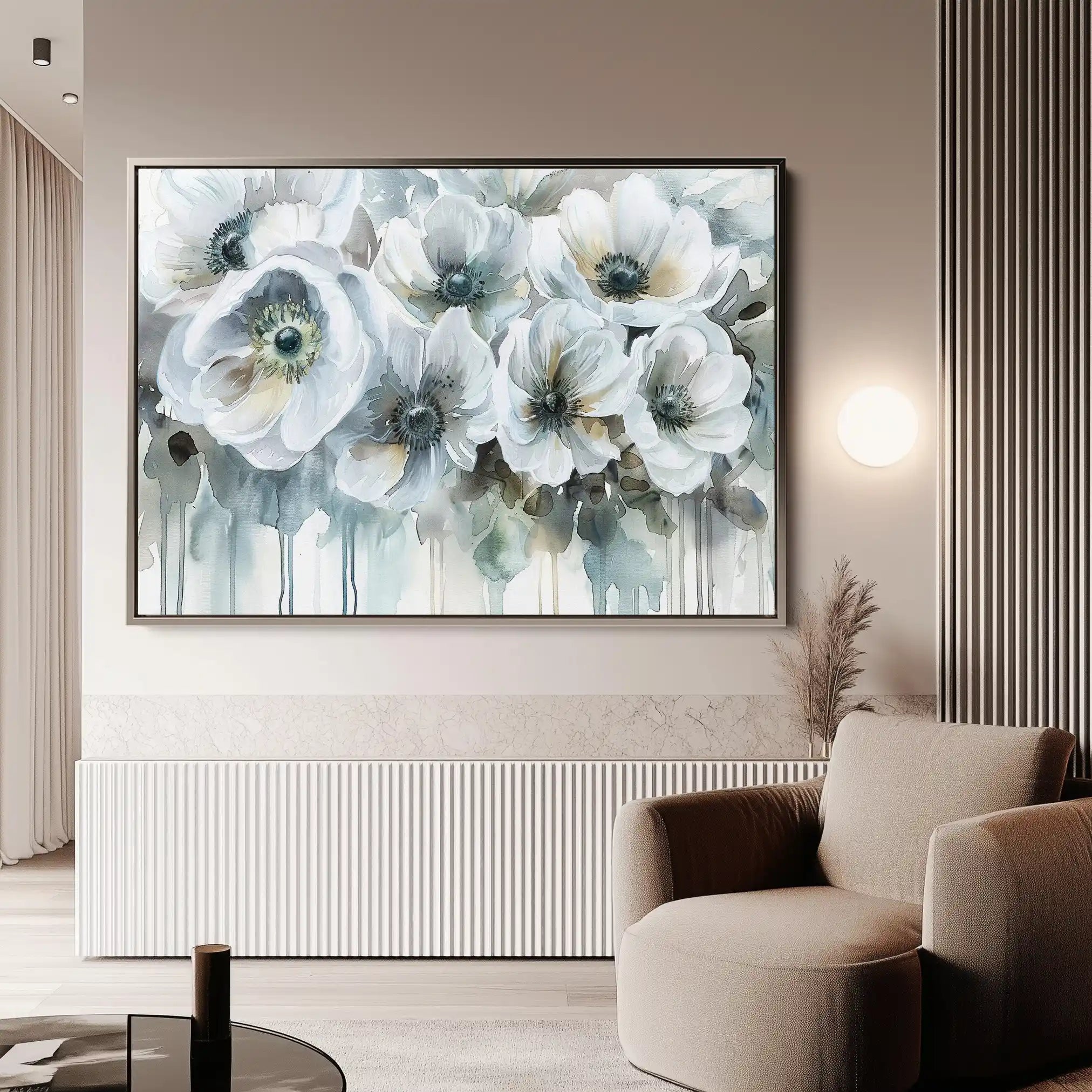 Floral Canvas Wall Art WAD110-F 90 x 60 cm / Stretched on hidden frame