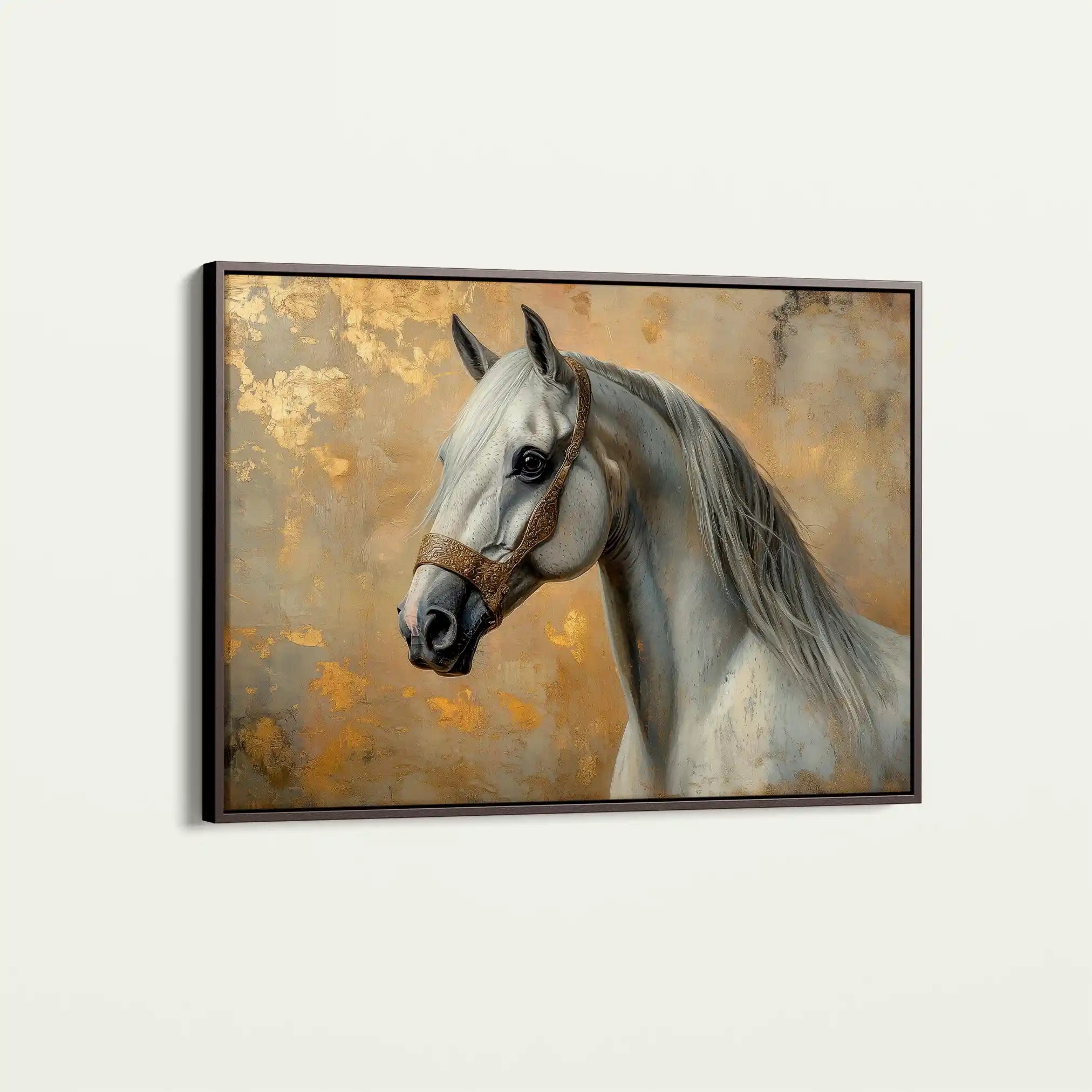Horses 110 Canvas Art 90 x 60 cm / Stretched on hidden frame