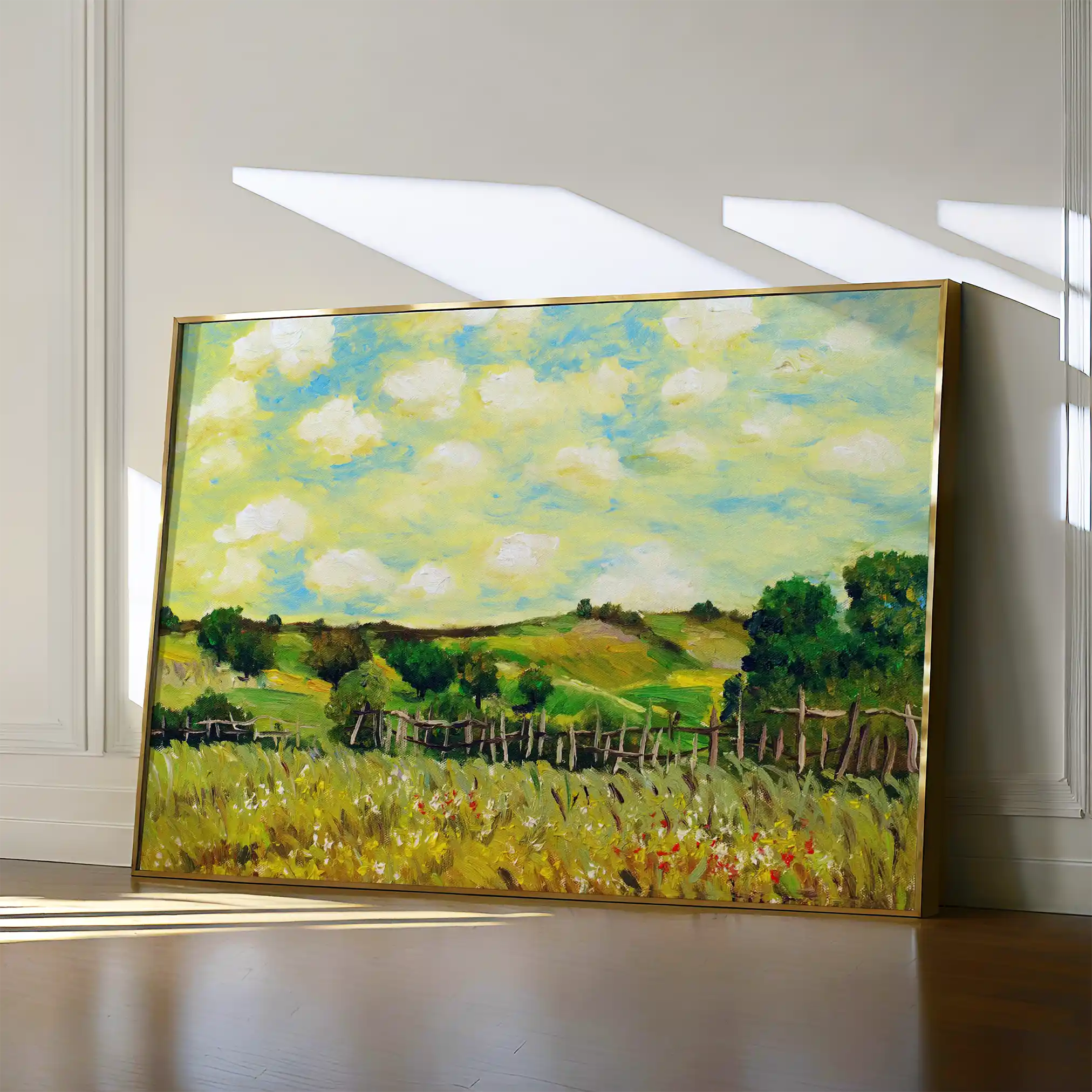 Landscape 110 Canvas Art 90 x 60 cm / Stretched on hidden frame