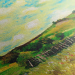 Landscape 110 Canvas Art 90 x 60 cm / Stretched on hidden frame