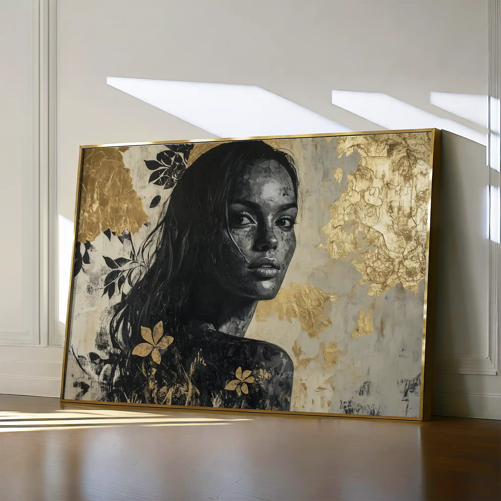 Portrait 110 Canvas Art 90 x 60 cm / Stretched on hidden frame