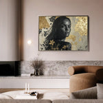 Portrait 110 Canvas Art 90 x 60 cm / Stretched on hidden frame
