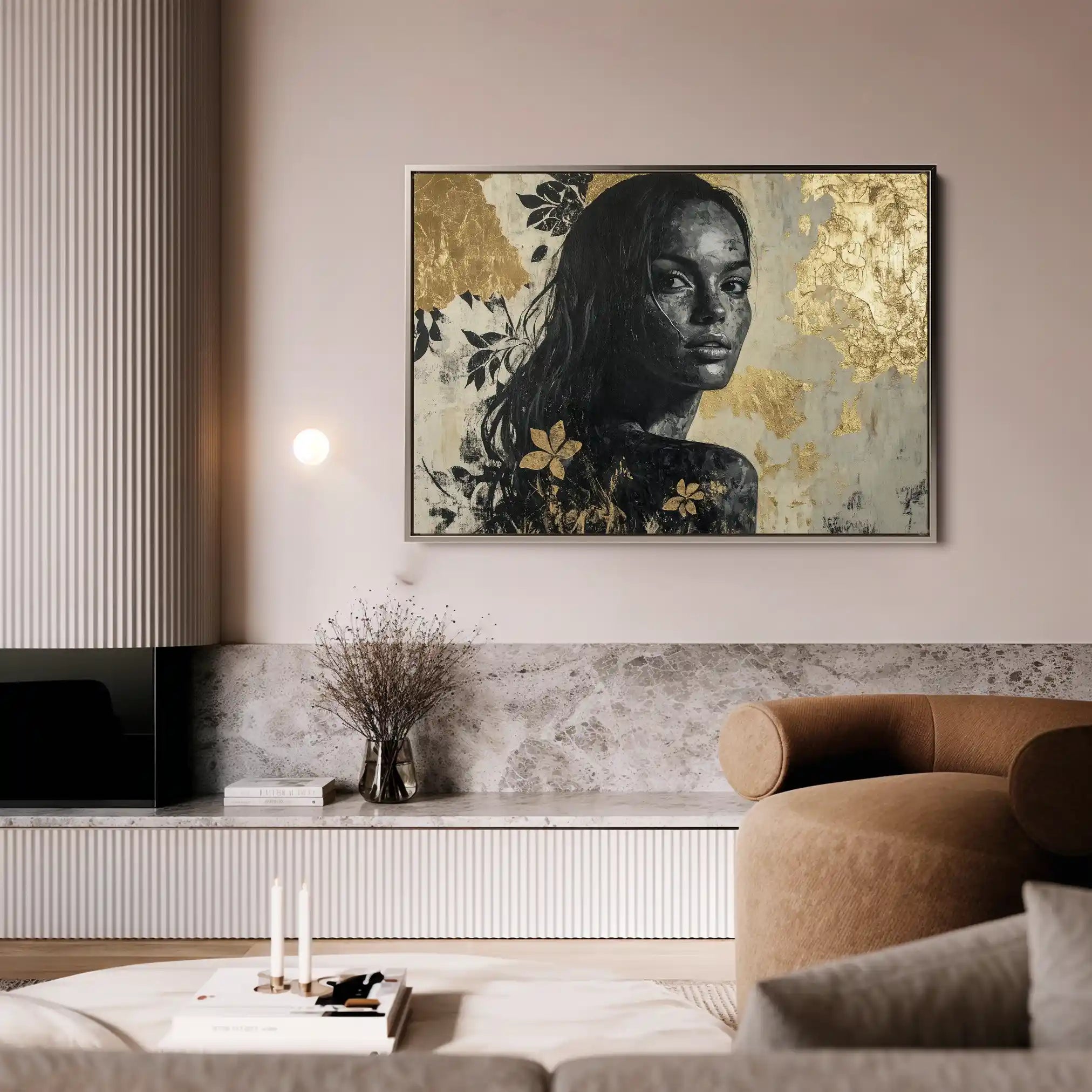 Portrait 110 Canvas Art 90 x 60 cm / Stretched on hidden frame