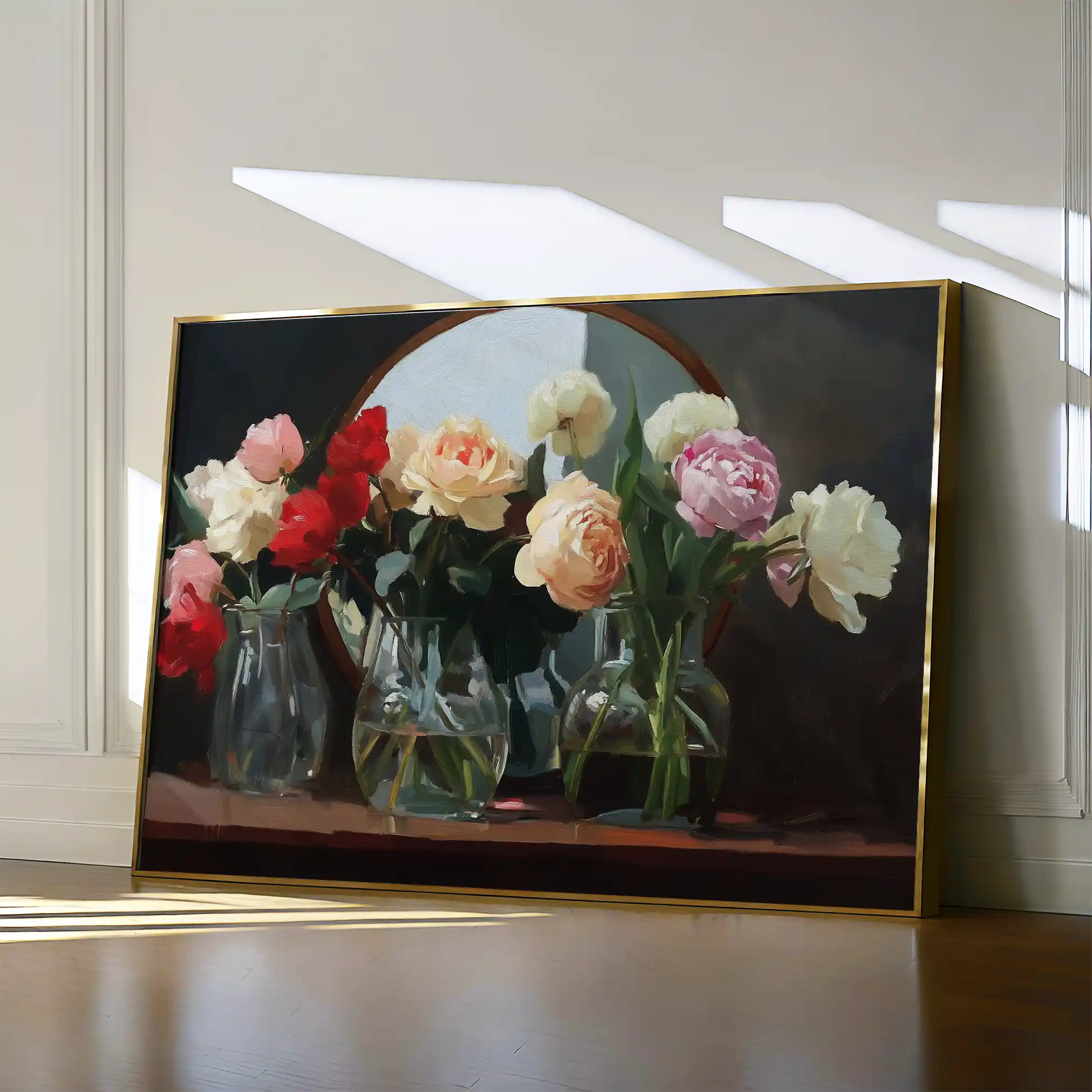 Floral Canvas Wall Art WAD1100-F 90 x 60 cm / Stretched on hidden frame