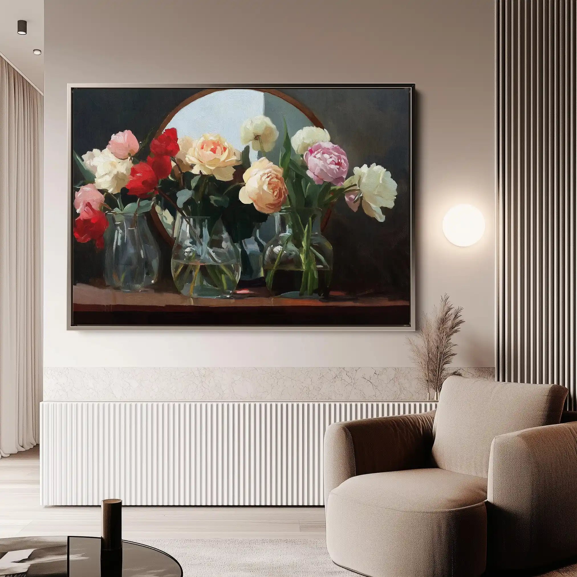 Floral Canvas Wall Art WAD1100-F 90 x 60 cm / Stretched on hidden frame