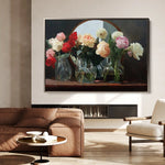 Floral Canvas Wall Art WAD1100-F 90 x 60 cm / Stretched on hidden frame