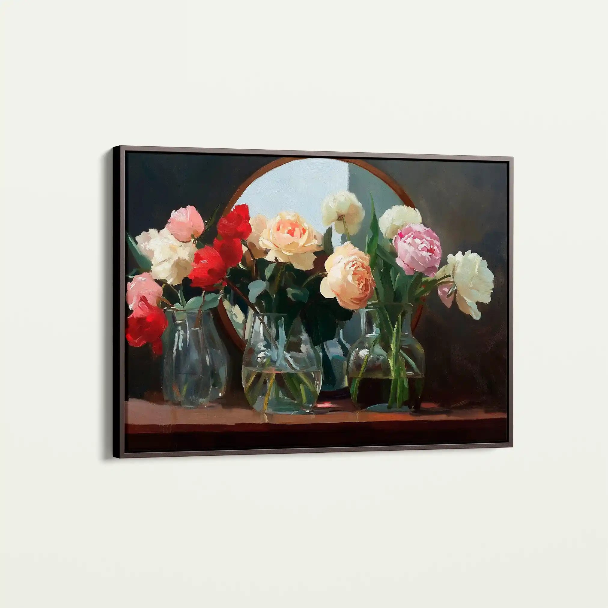 Floral Canvas Wall Art WAD1100-F 90 x 60 cm / Stretched on hidden frame