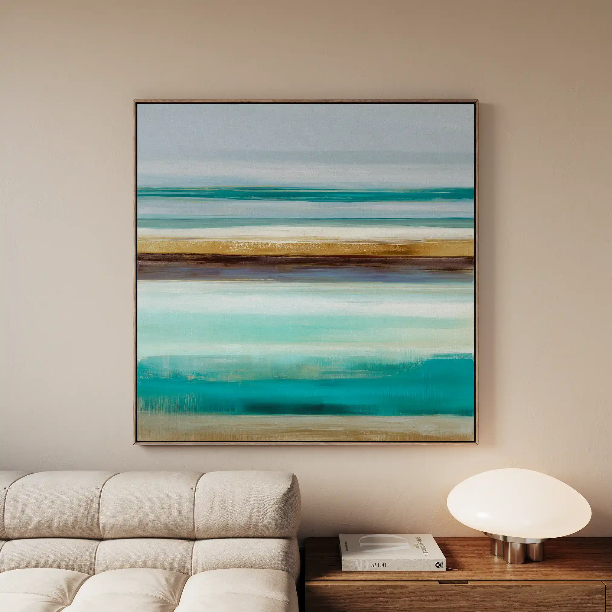 Abstract 1101 Canvas Art 60 x 60 cm / Stretched on hidden frame