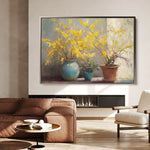 Floral Canvas Wall Art WAD1101-F 90 x 60 cm / Stretched on hidden frame