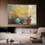 Floral Canvas Wall Art WAD1101-F 90 x 60 cm / Stretched on hidden frame