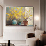 Floral Canvas Wall Art WAD1101-F 90 x 60 cm / Stretched on hidden frame