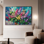Floral Canvas Wall Art WAD1102-F 90 x 60 cm / Stretched on hidden frame