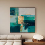 Abstract 1103 Canvas Art 60 x 60 cm / Stretched on hidden frame