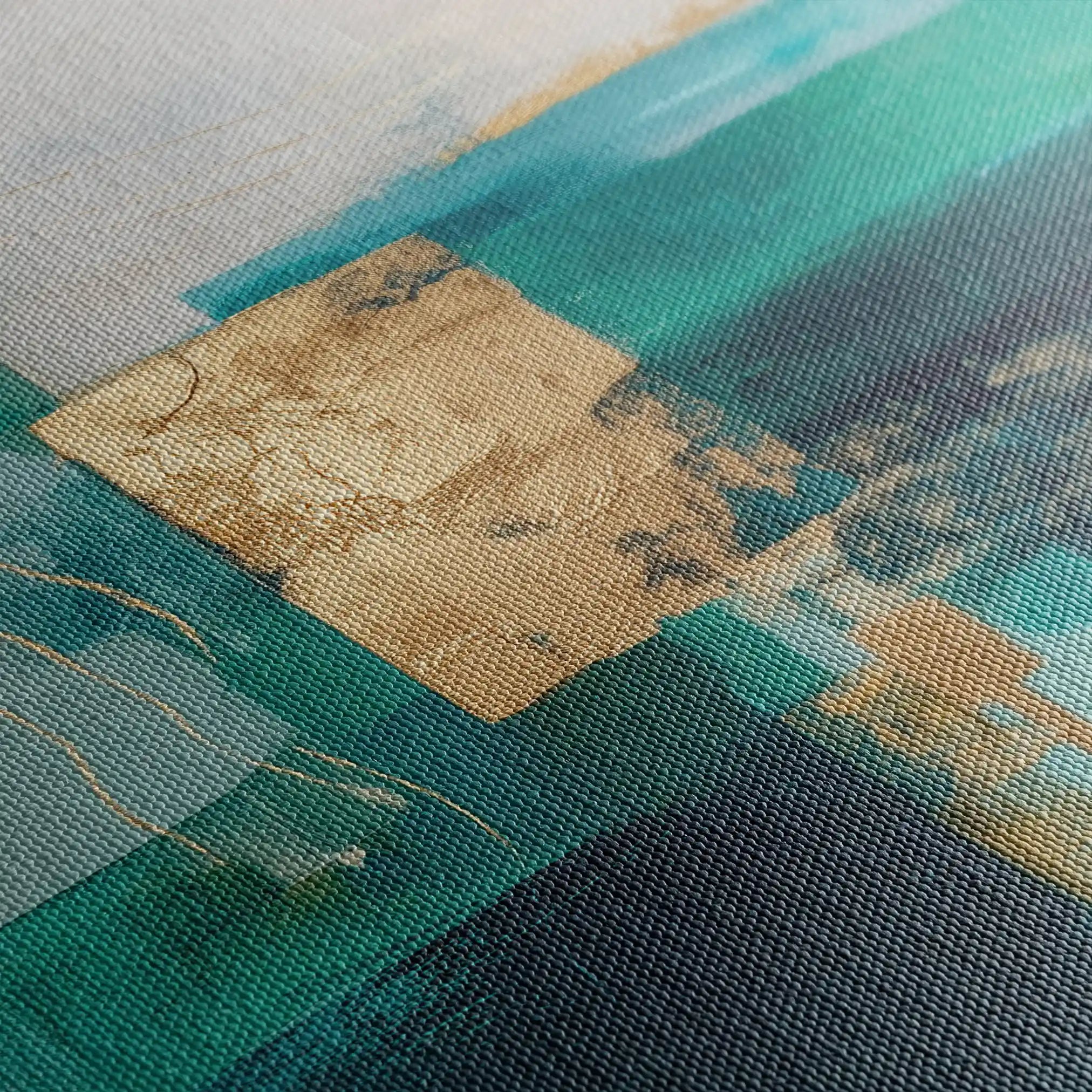 Abstract 1103 Canvas Art 60 x 60 cm / Stretched on hidden frame