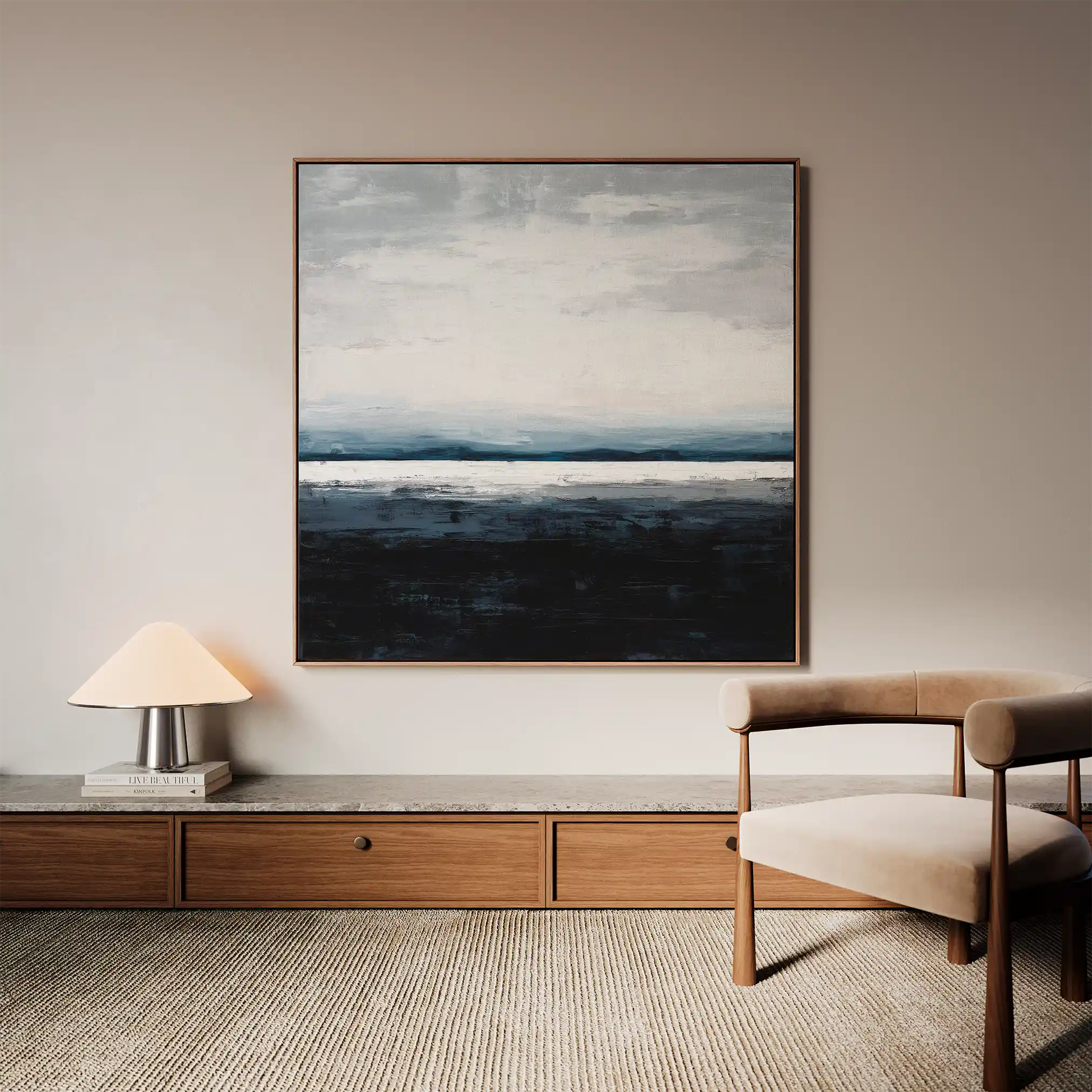 Abstract 1104 Canvas Art 60 x 60 cm / Stretched on hidden frame