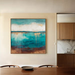 Abstract 1106 Canvas Art 60 x 60 cm / Stretched on hidden frame