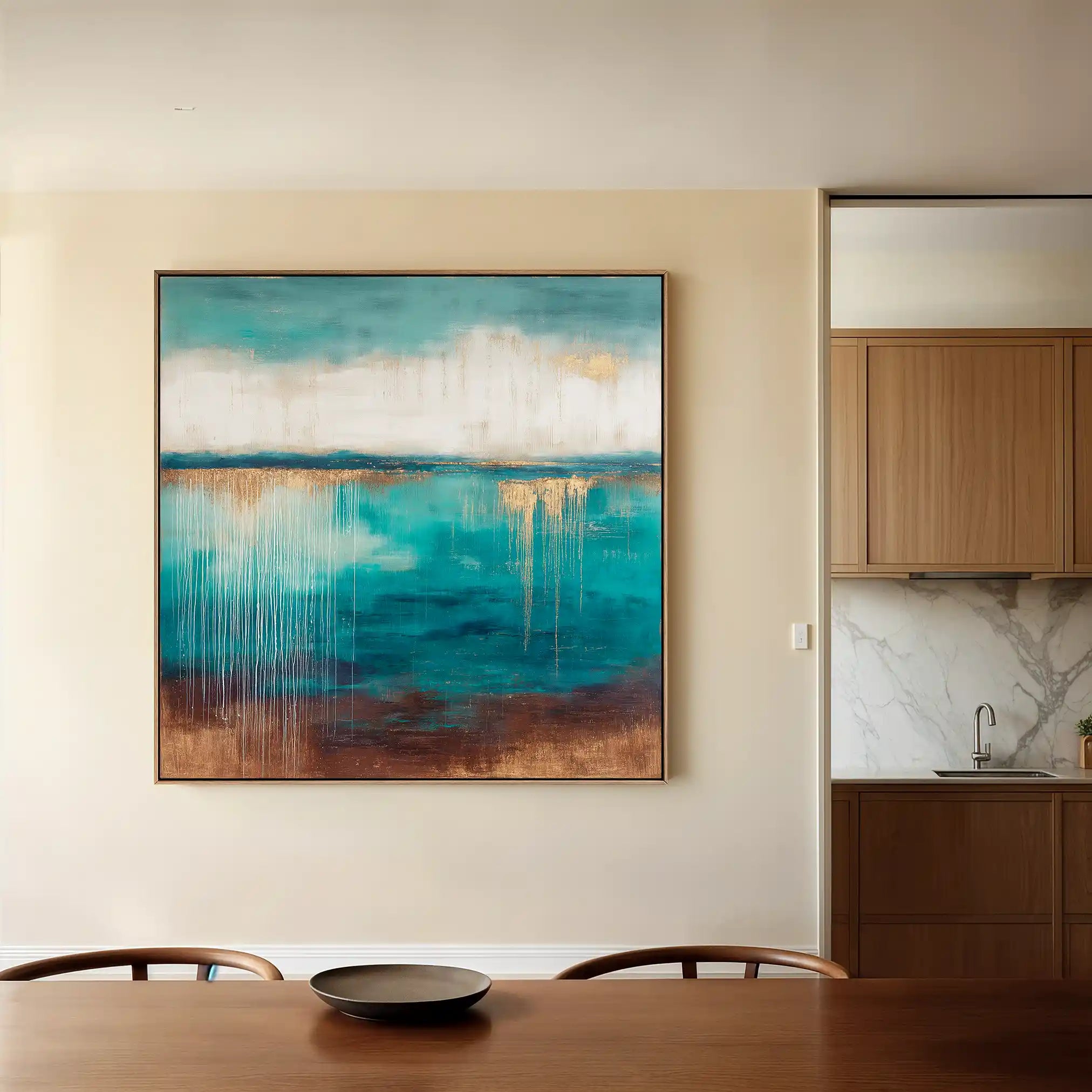 Abstract 1106 Canvas Art 60 x 60 cm / Stretched on hidden frame