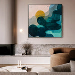Abstract 1107 Canvas Art 60 x 60 cm / Stretched on hidden frame