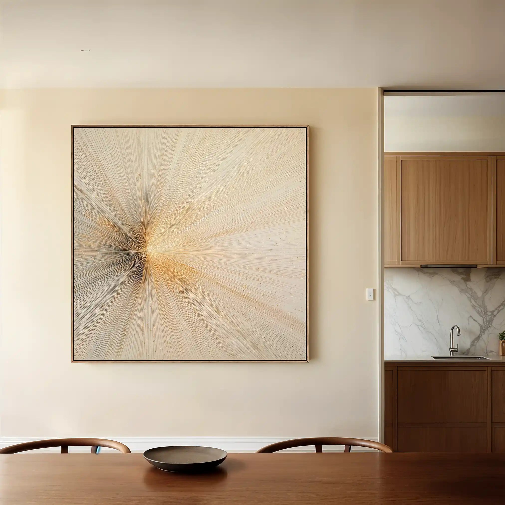 Abstract 1109 Canvas Art 60 x 60 cm / Stretched on hidden frame