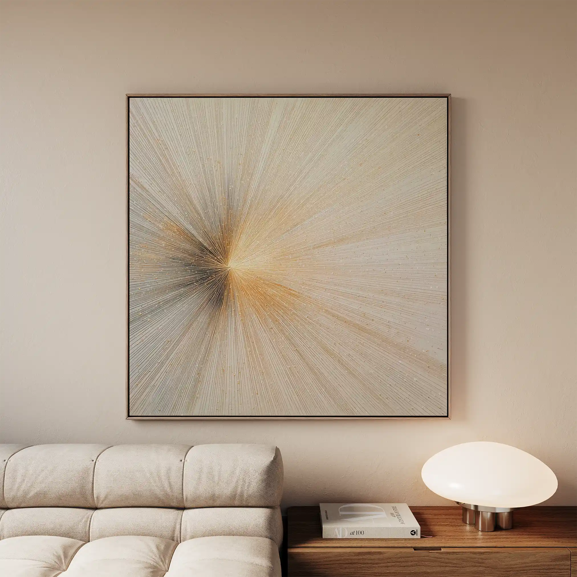 Abstract 1109 Canvas Art 60 x 60 cm / Stretched on hidden frame