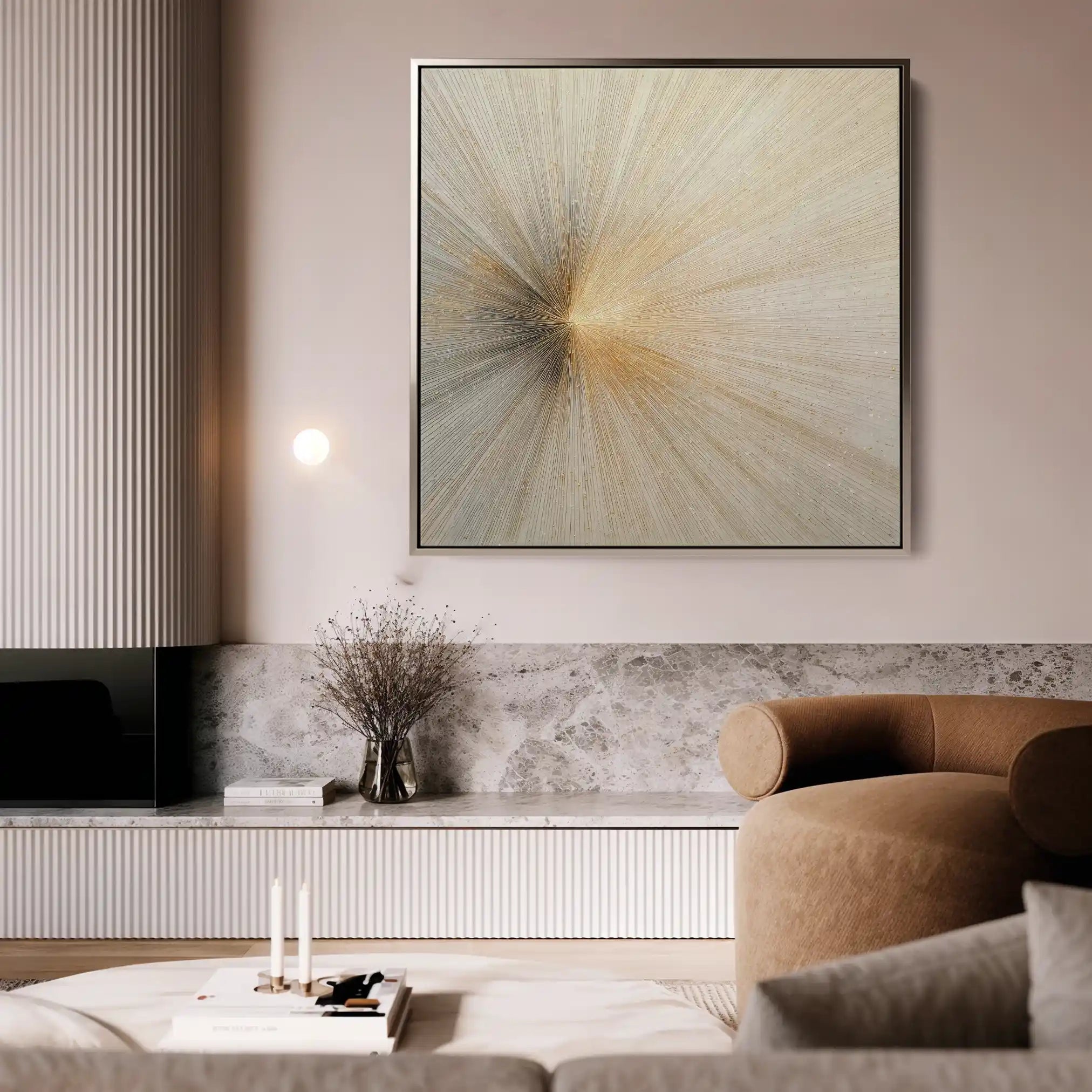 Abstract 1109 Canvas Art 60 x 60 cm / Stretched on hidden frame