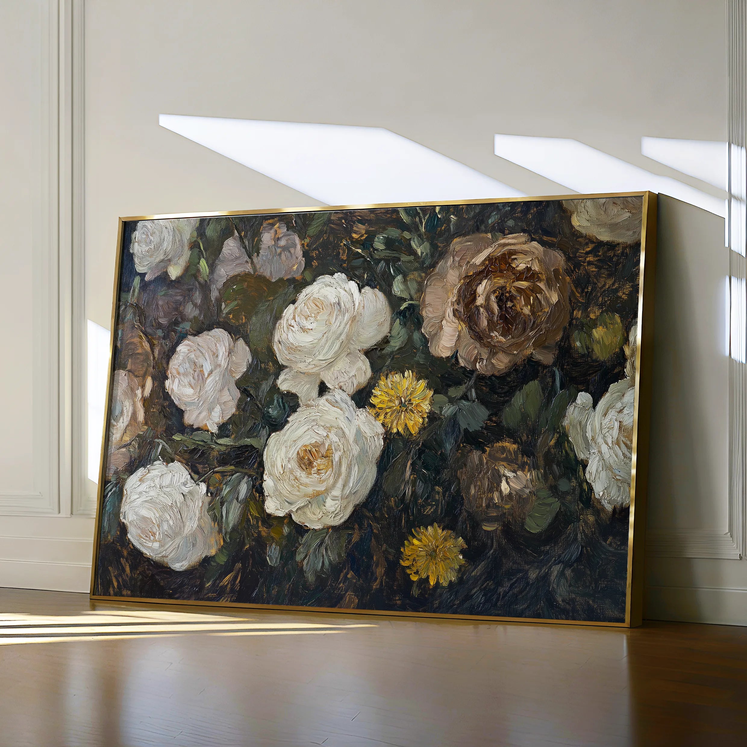 Floral Canvas Wall Art WAD1109-F 90 x 60 cm / Stretched on hidden frame