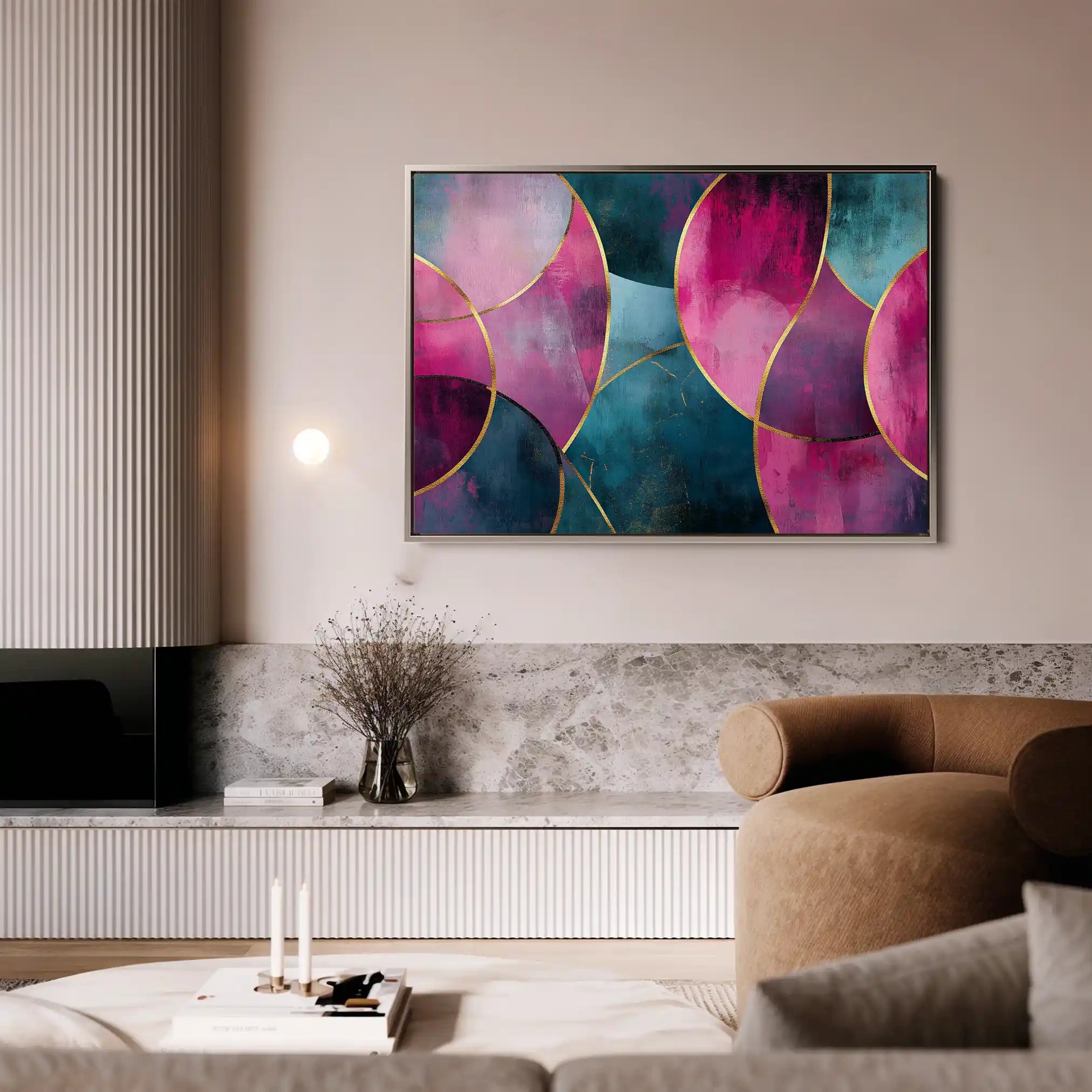 Boho 111 Canvas Art 90 x 60 cm / Stretched on hidden frame