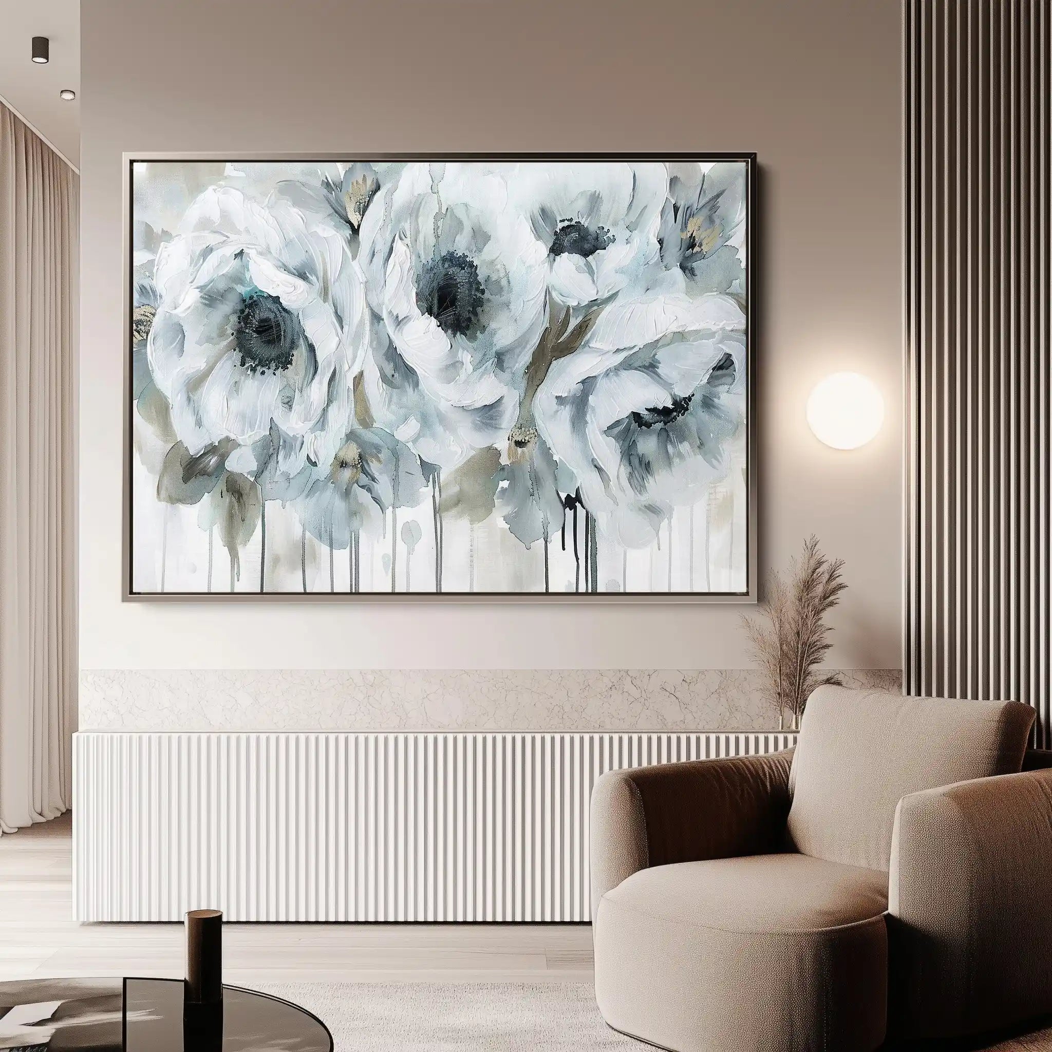 Floral Canvas Wall Art WAD111-F 90 x 60 cm / Stretched on hidden frame