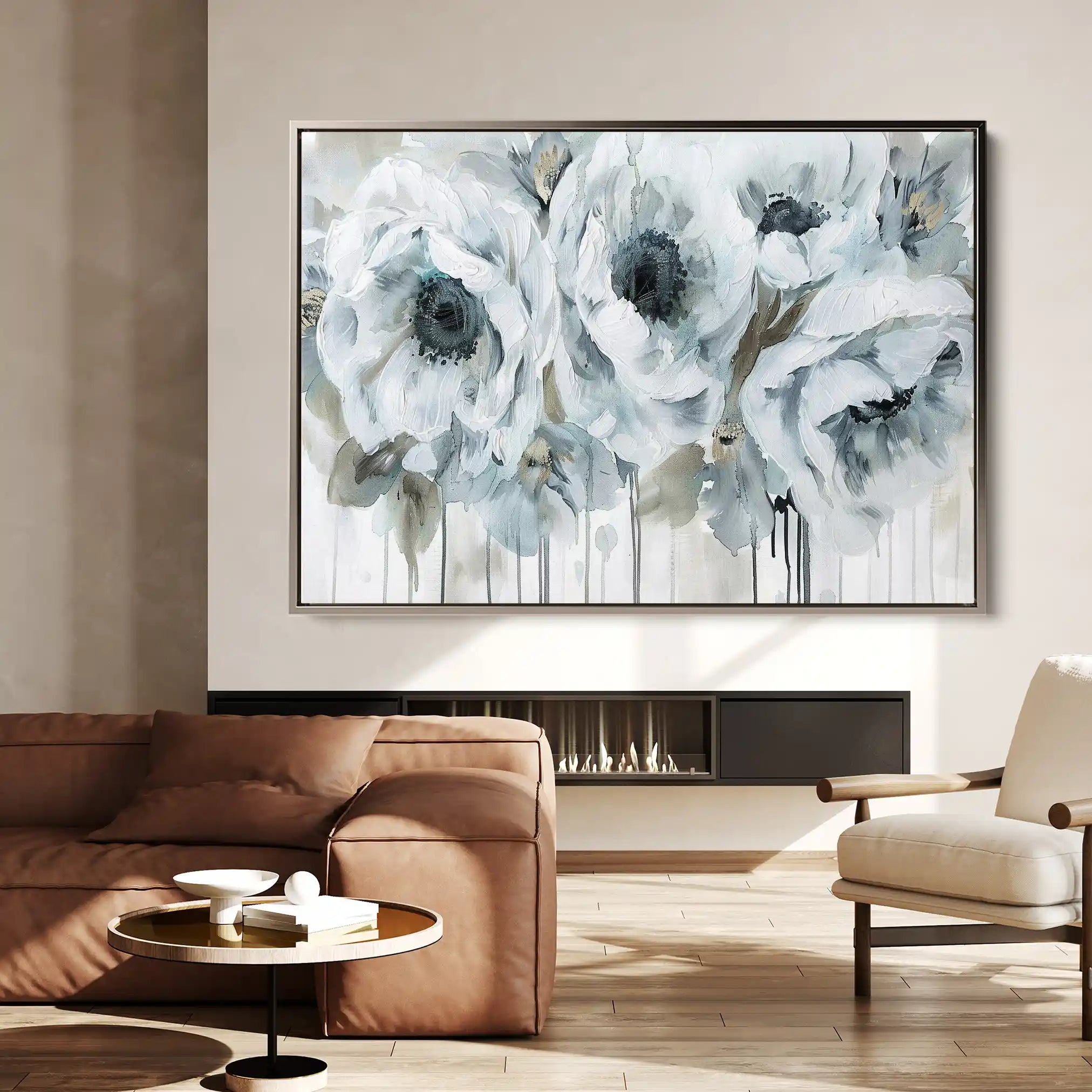 Floral Canvas Wall Art WAD111-F 90 x 60 cm / Stretched on hidden frame