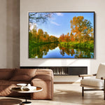 Landscape 111 Canvas Art 90 x 60 cm / Stretched on hidden frame