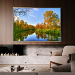 Landscape 111 Canvas Art 90 x 60 cm / Stretched on hidden frame