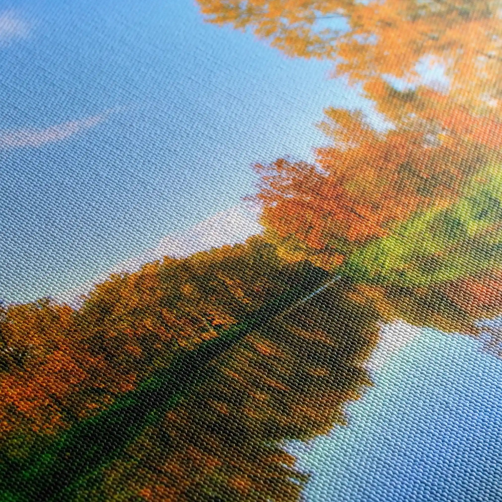 Landscape 111 Canvas Art 90 x 60 cm / Stretched on hidden frame