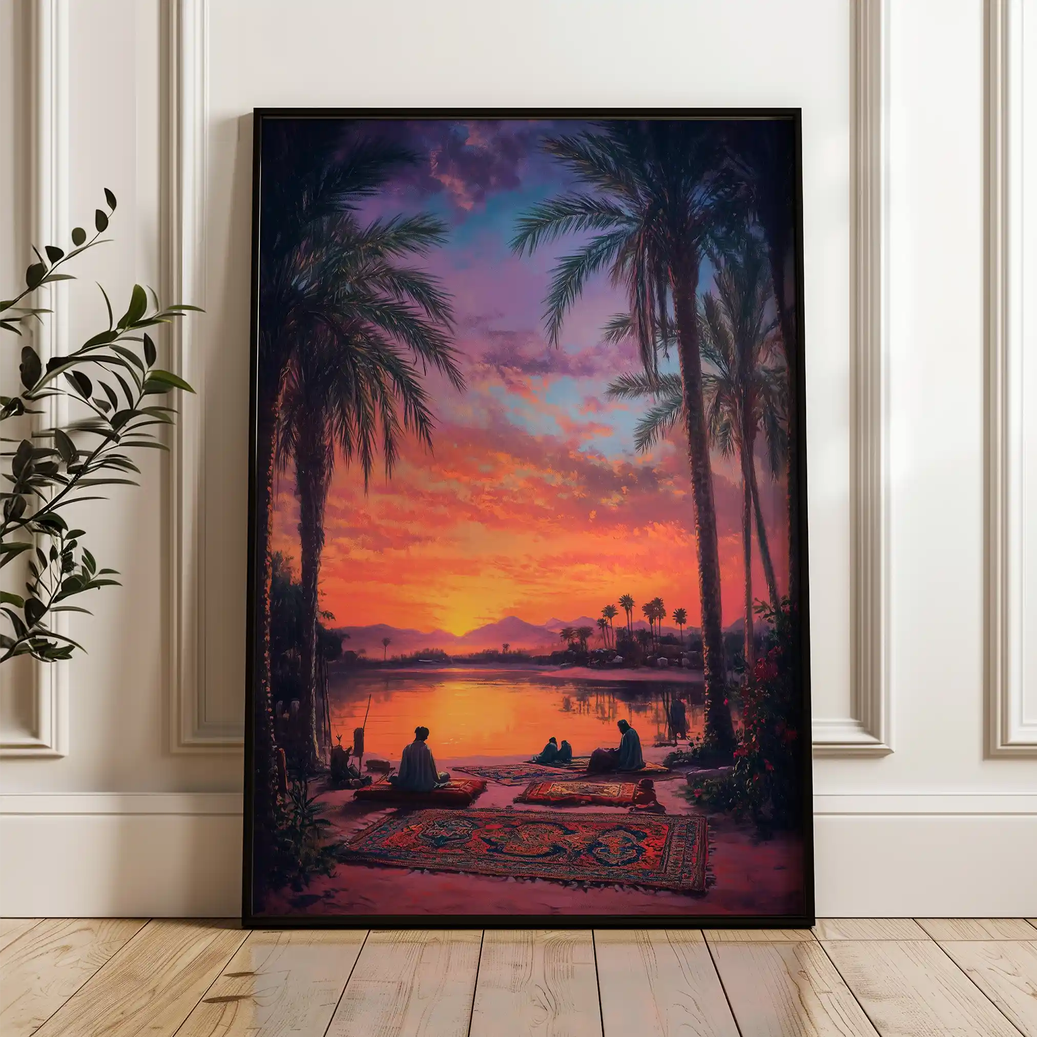 Orientalist 111 Canvas Art 90 x 60 cm / Stretched on hidden frame