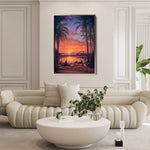 Orientalist 111 Canvas Art 90 x 60 cm / Stretched on hidden frame