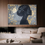 Portrait 111 Canvas Art 90 x 60 cm / Stretched on hidden frame