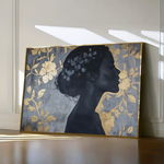 Portrait 111 Canvas Art 90 x 60 cm / Stretched on hidden frame