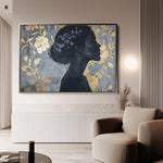 Portrait 111 Canvas Art 90 x 60 cm / Stretched on hidden frame