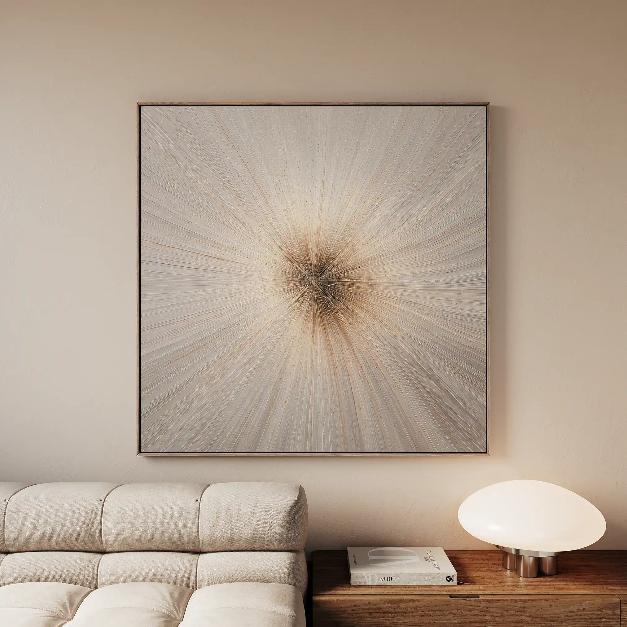 Abstract 1110 Canvas Art 60 x 60 cm / Stretched on hidden frame