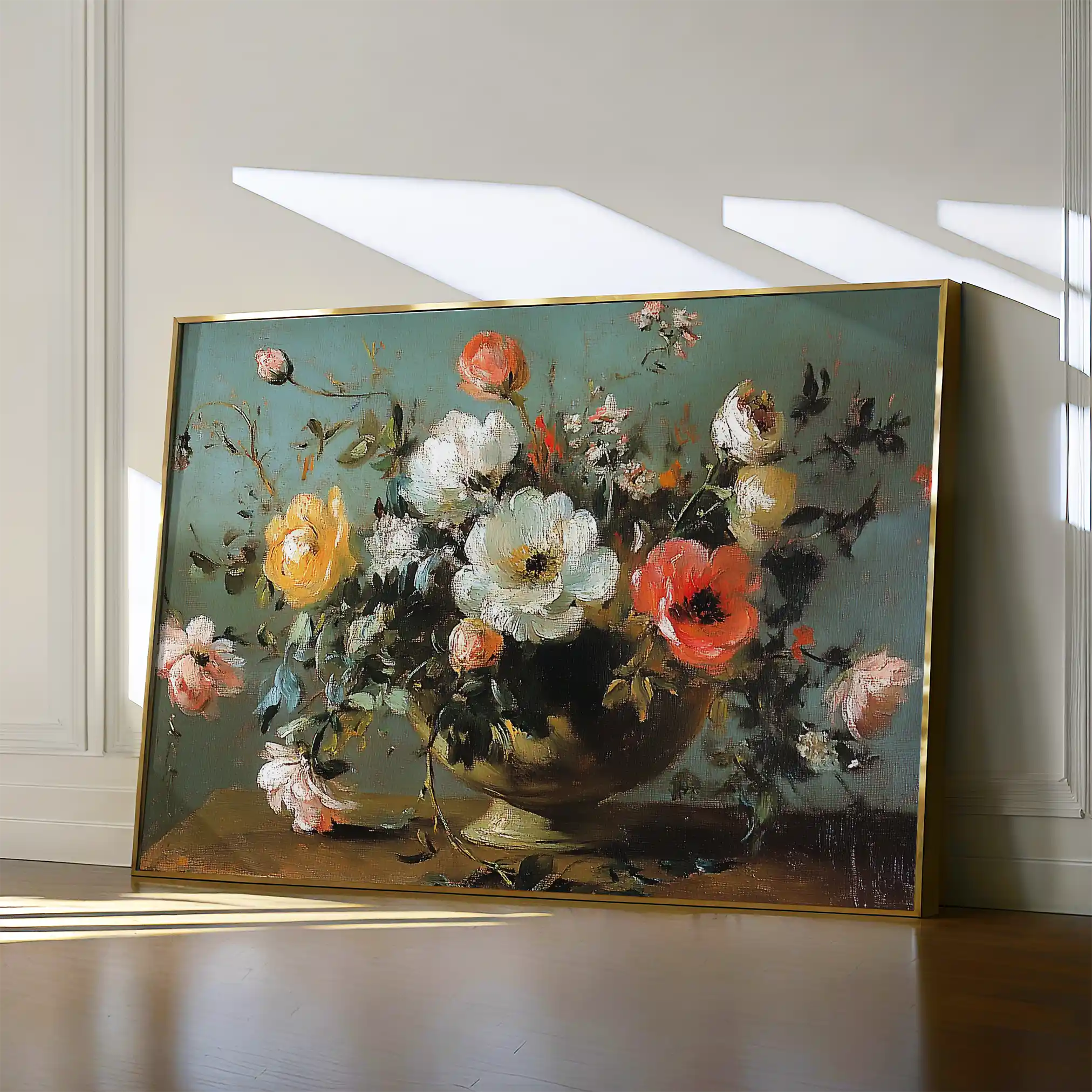 Floral Canvas Wall Art WAD1110-F 90 x 60 cm / Stretched on hidden frame
