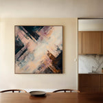 Abstract 1111 Canvas Art 60 x 60 cm / Stretched on hidden frame