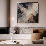 Abstract 1111 Canvas Art 60 x 60 cm / Stretched on hidden frame