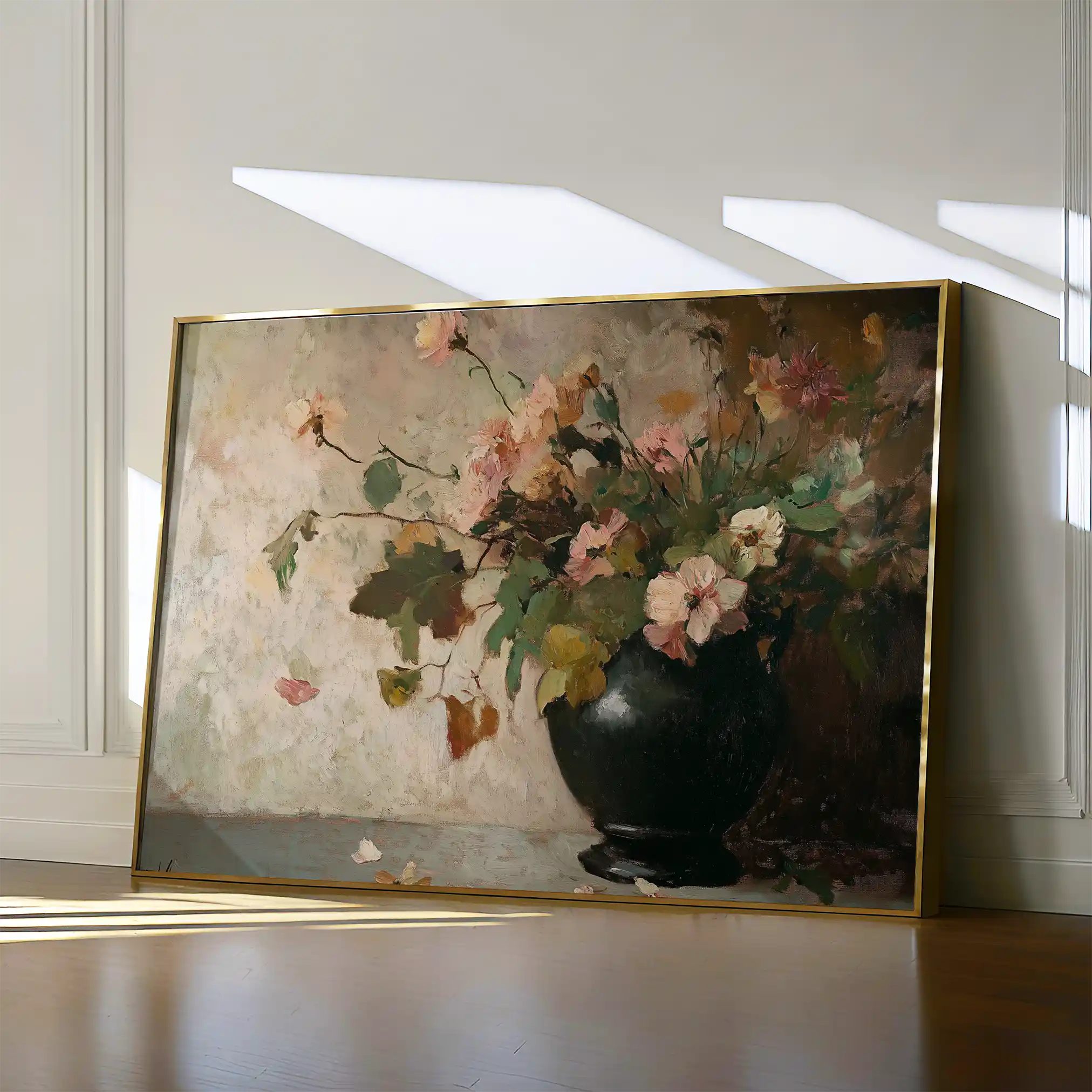 Floral Canvas Wall Art WAD1111-F 90 x 60 cm / Stretched on hidden frame