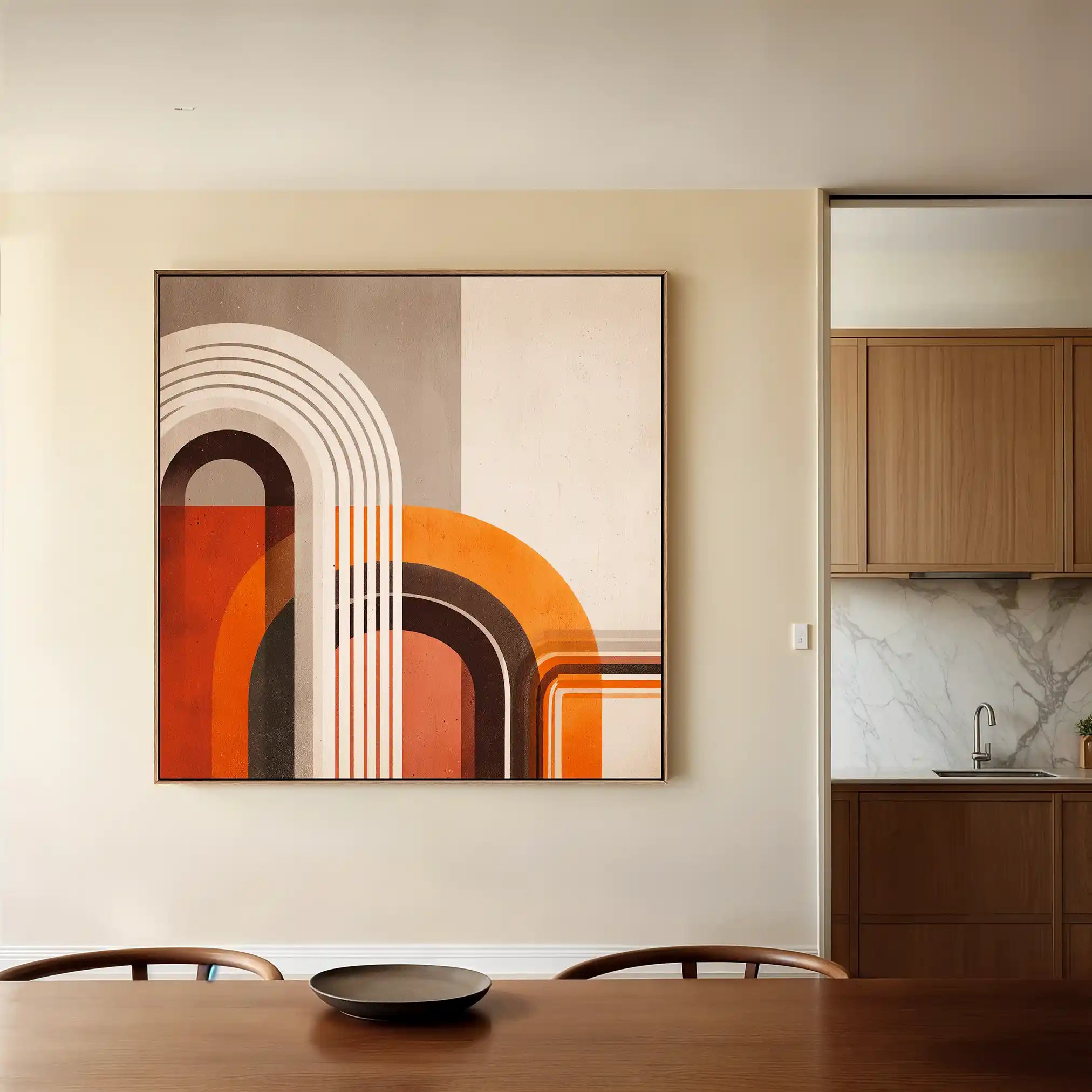 Abstract 1112 Canvas Art 60 x 60 cm / Stretched on hidden frame