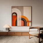 Abstract 1112 Canvas Art 60 x 60 cm / Stretched on hidden frame