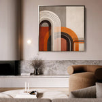 Abstract 1112 Canvas Art 60 x 60 cm / Stretched on hidden frame
